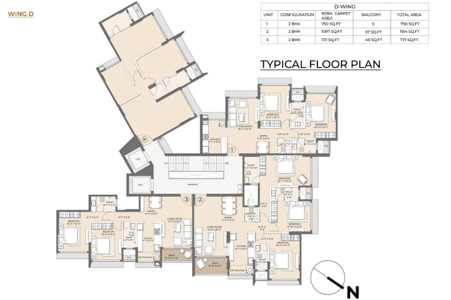 Arkade-Pearl-Typical-Floor-Plan-Wing-D